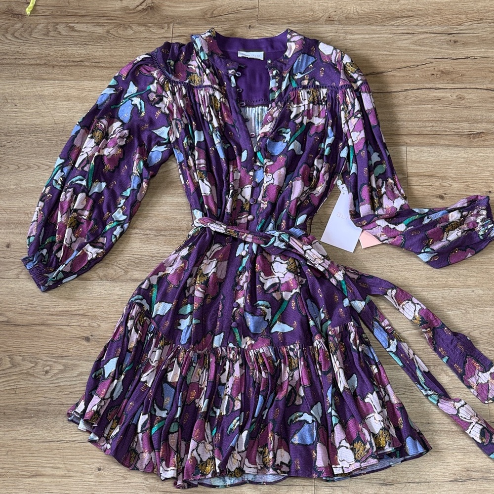 Alivia Lori Dress Cranberry Size XS NWT